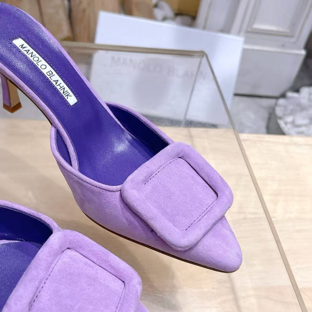 UA Manolo Blahnik Mules 7.5cm
