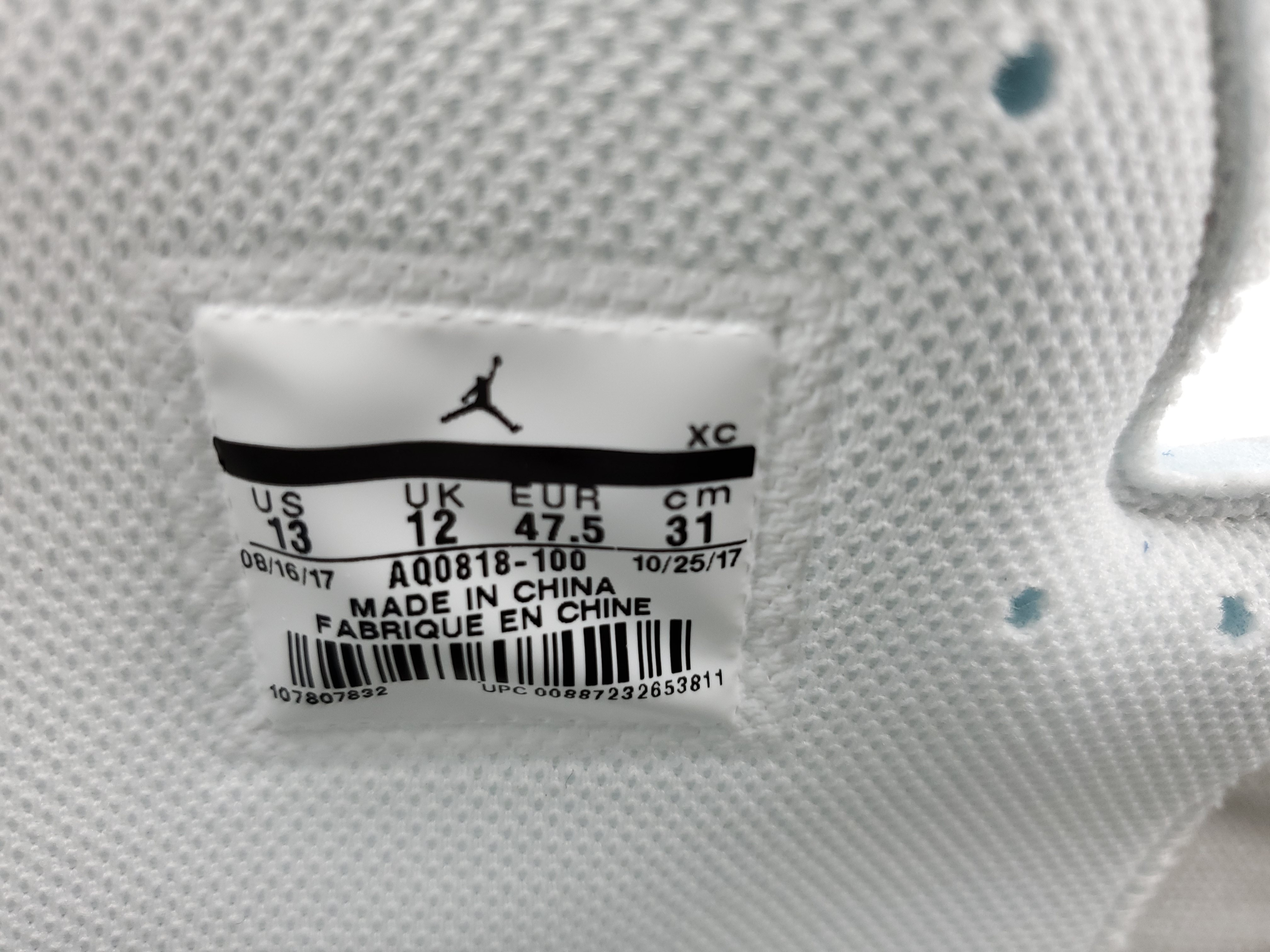 Jordan 1 Retro High Off-White White