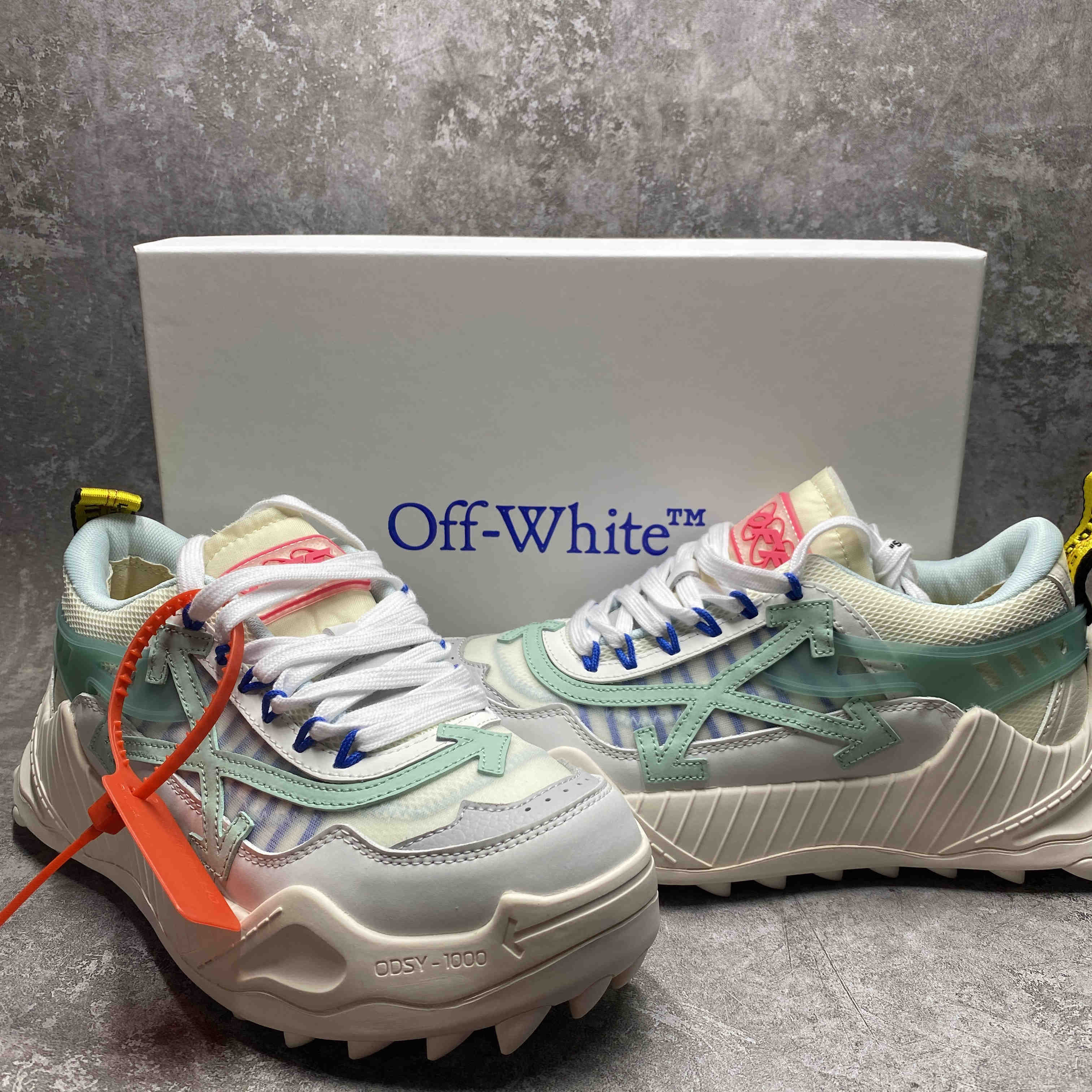 UA Off-White Odsy-1000 White Pale Blue