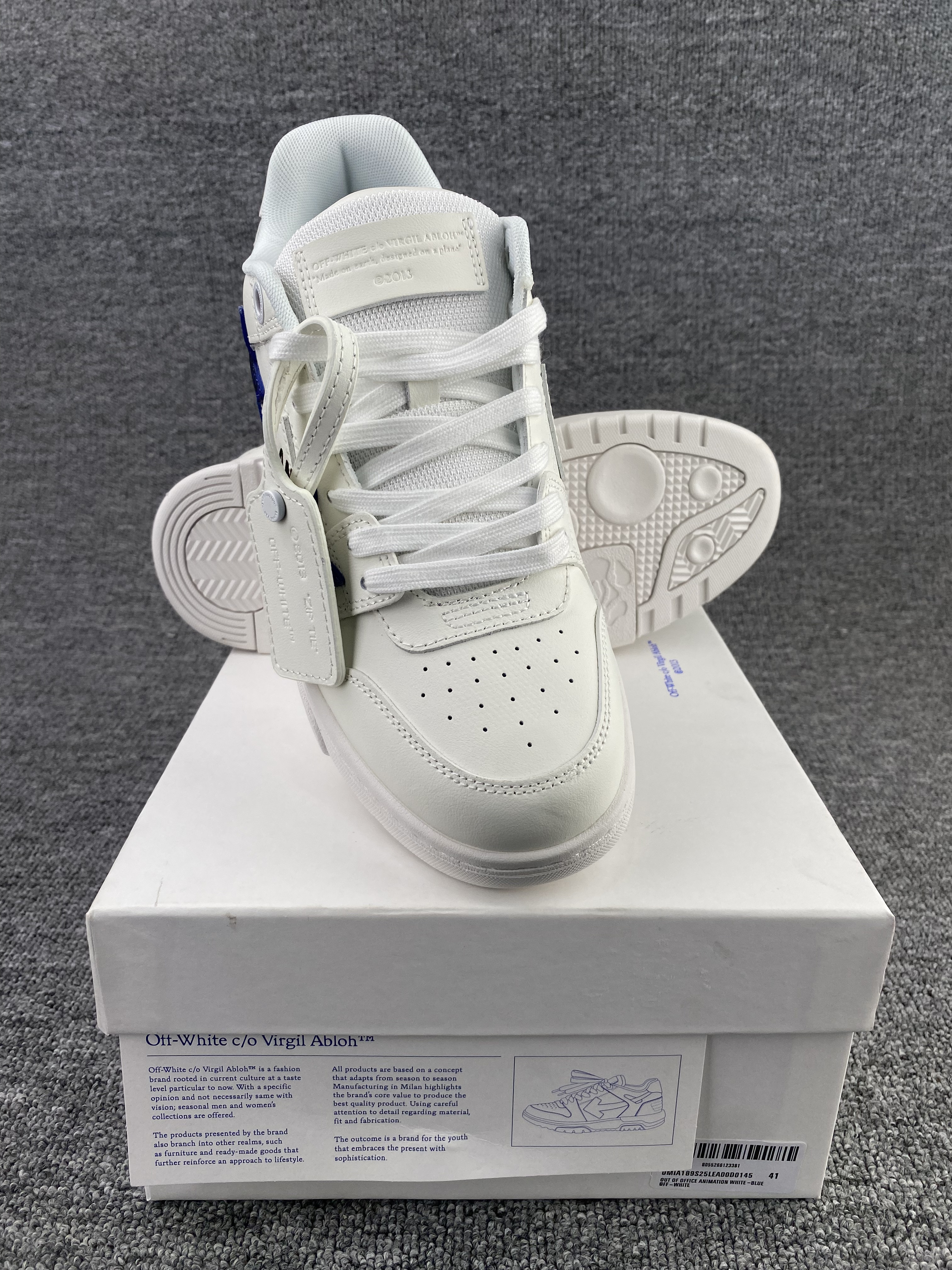 UA OFF-WHITE Out Of Office OOO Low Tops