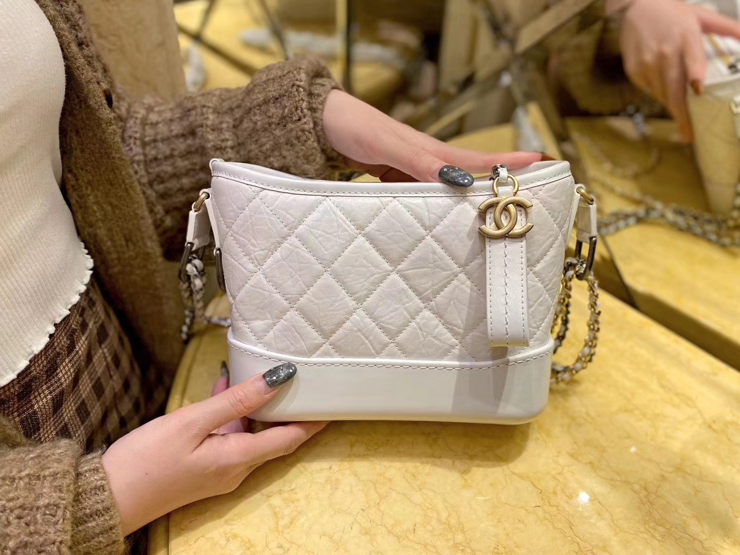 Ch*el gabrielle small size 20cm