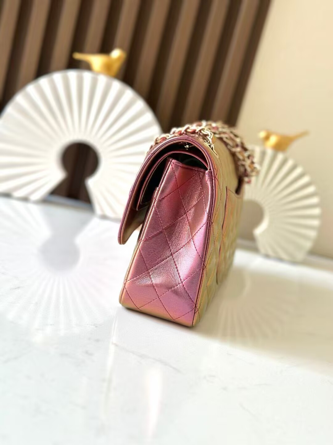 Ch*el classic flap handbag cf 25.5x15x6cm