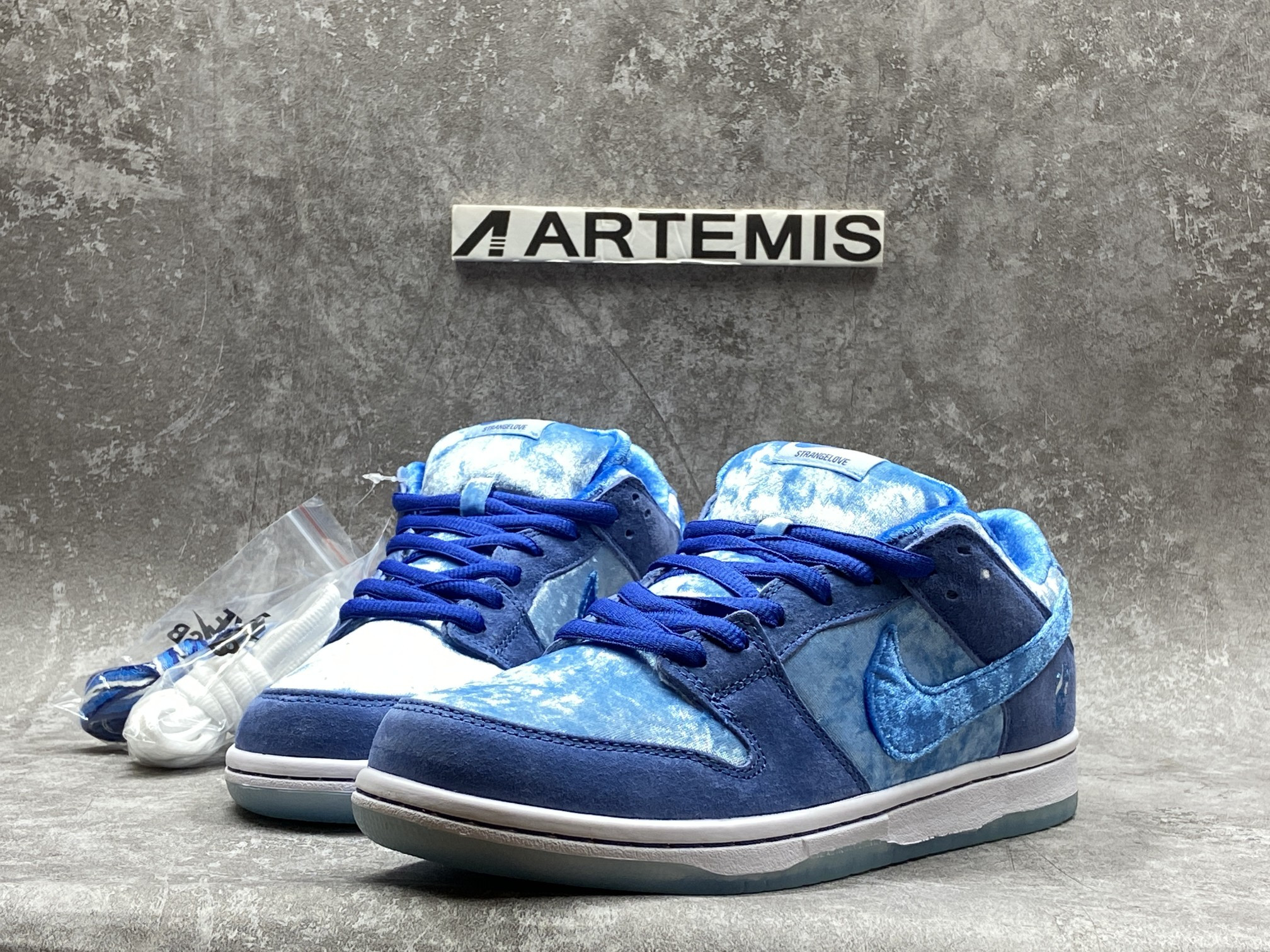 Nike SB Dunk Low StrangeLove Skateboards Blue (Customization Version )