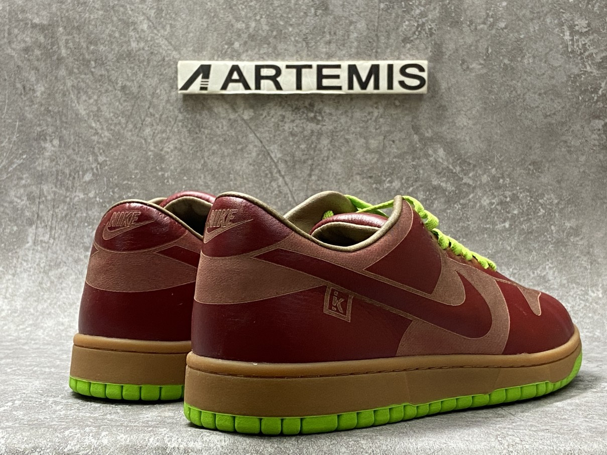 Nike Dunk Low 1-Piece Laser Varsity Red Chartreuse