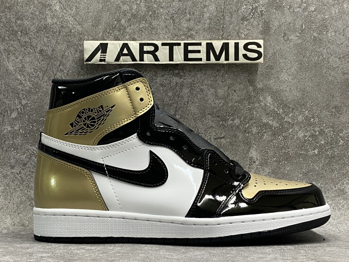 Air Jordan 1 Retro High NRG Patent Gold Toe
