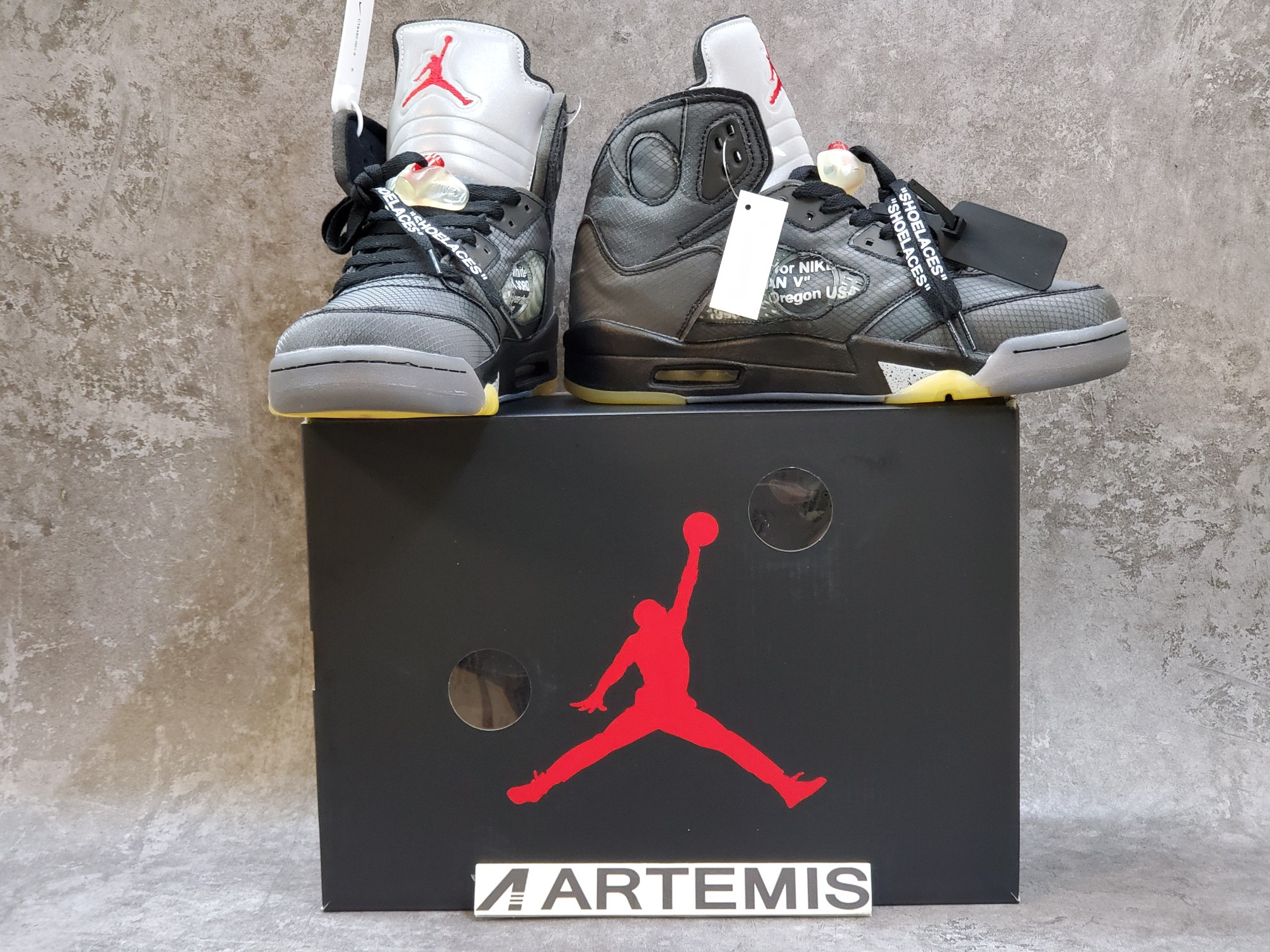 Air Jordan 5 Retro Off White Black
