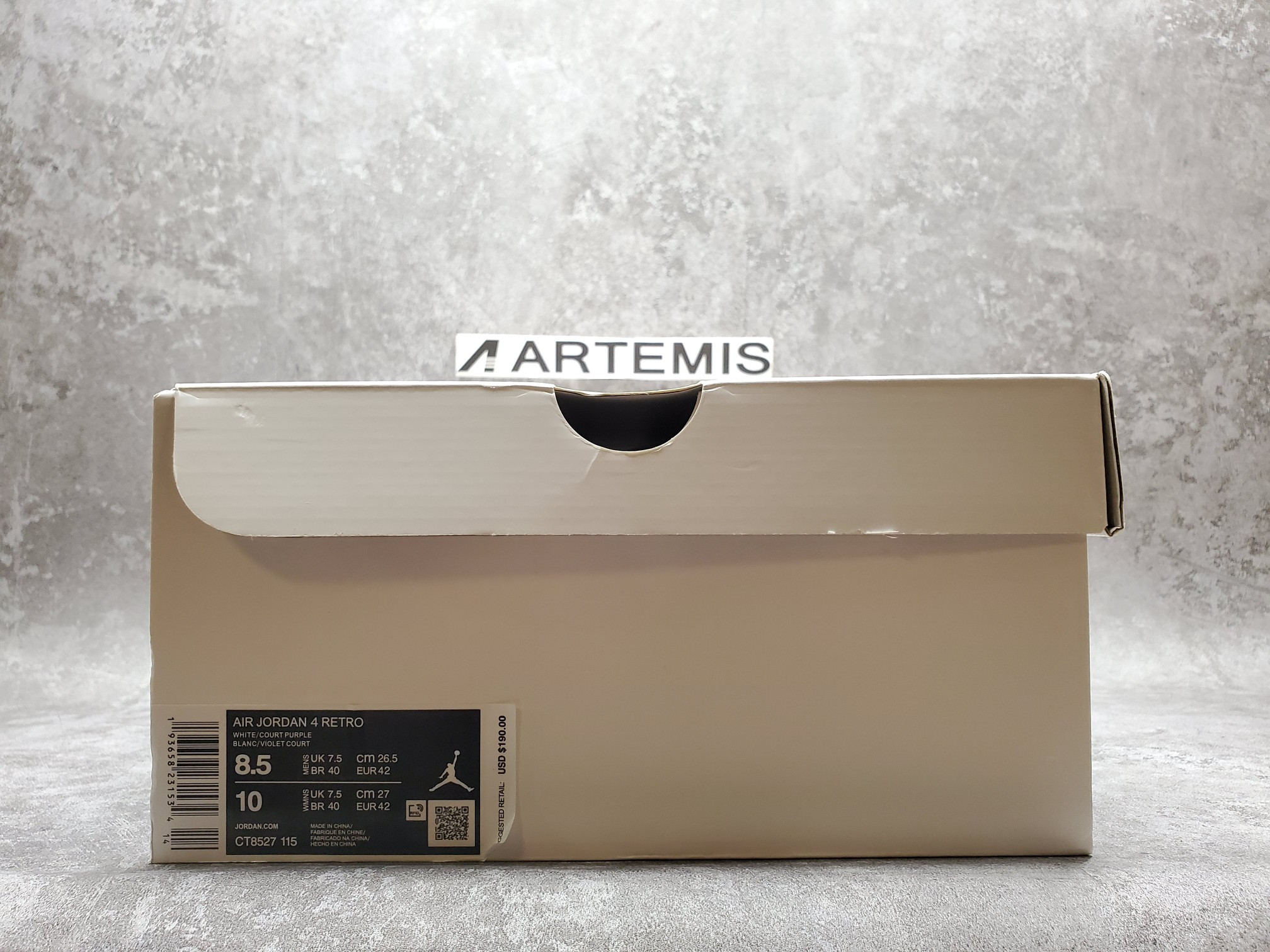 Air Jordan 4 Retro Metallic Purple