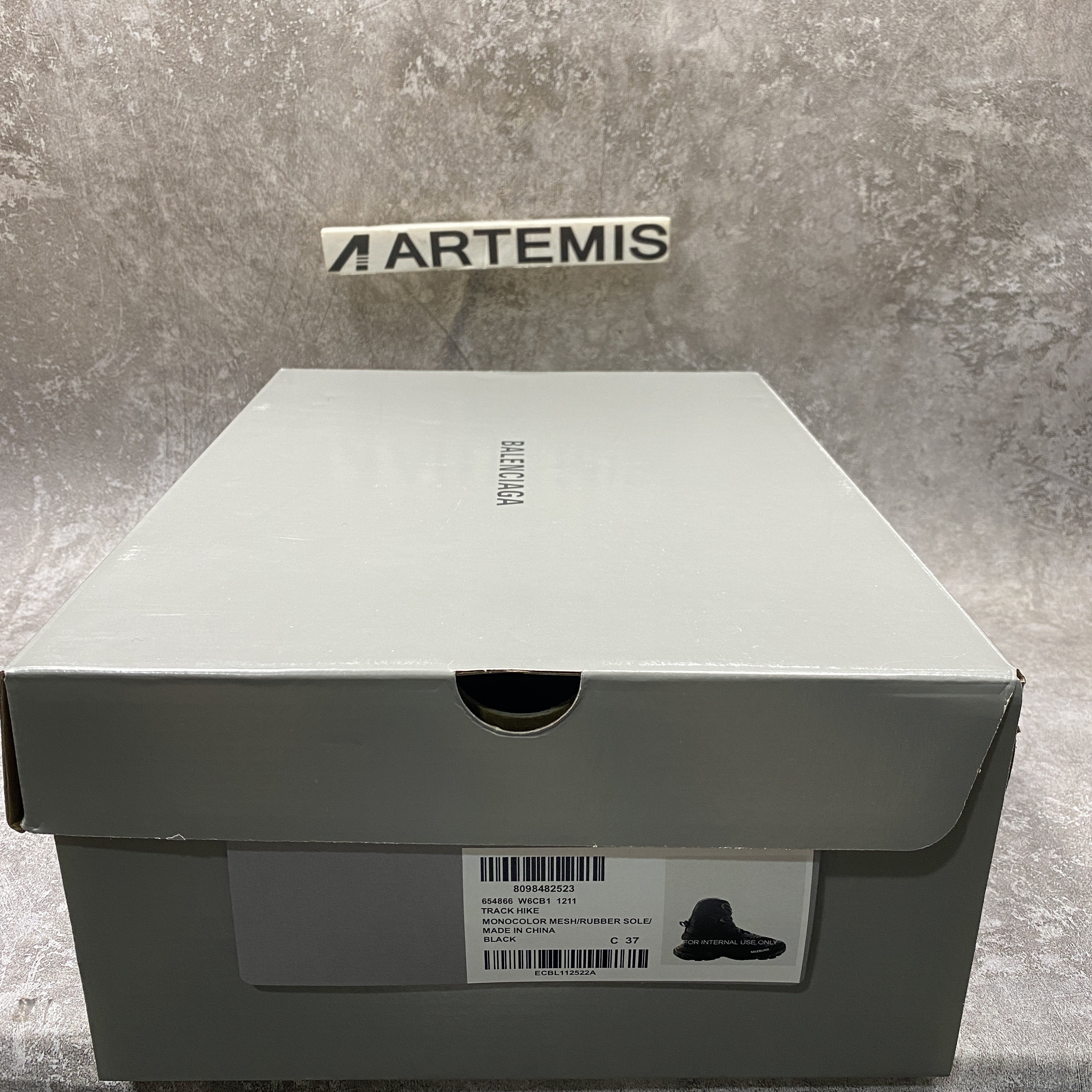 Balenciga Track Hike Black With Leather