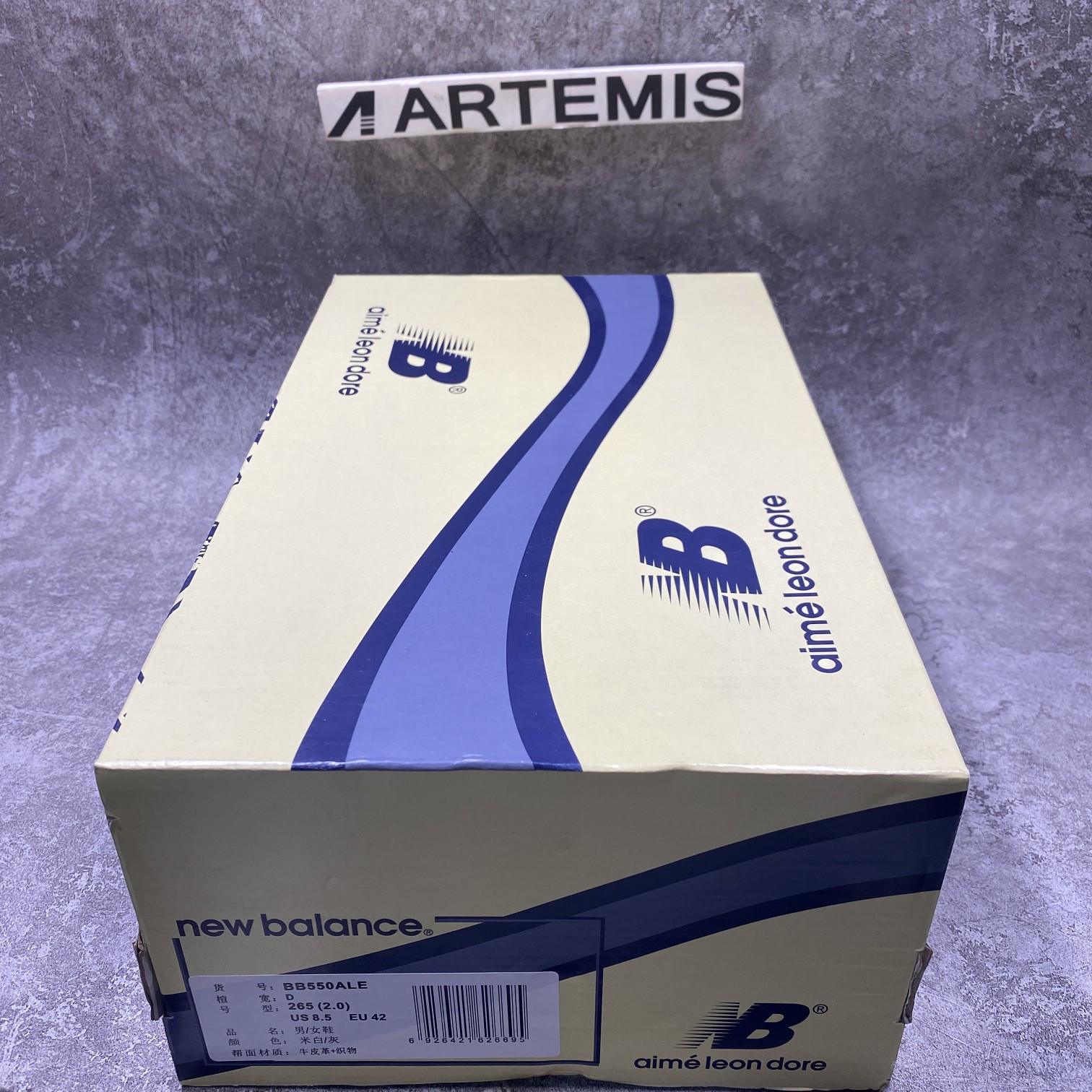 New Balance 550 Aime Leon Dore White Grey