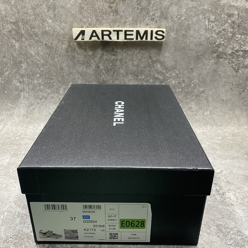 Channel Blended Fabrics Street Style White Purple Plain Sock Sneakers