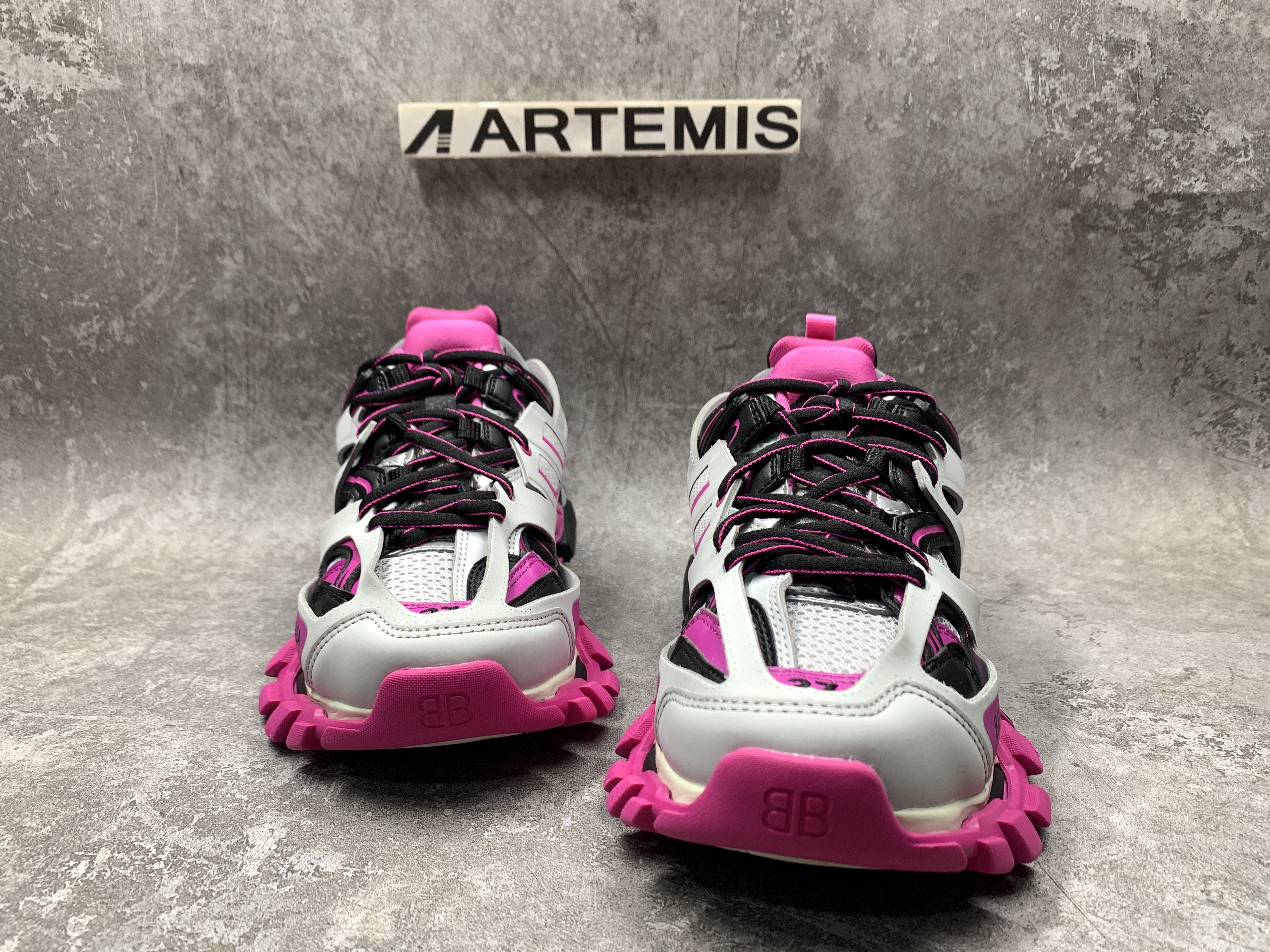 Balenciga Track Sneaker Pink Black