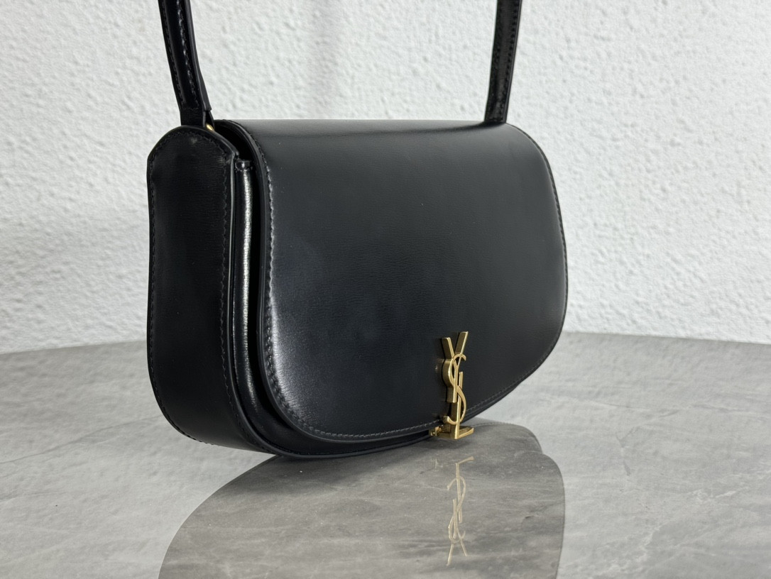 y*l mini voltaire in box Sa**t Lau*nt 8.3" x 4.3" x 1.8"