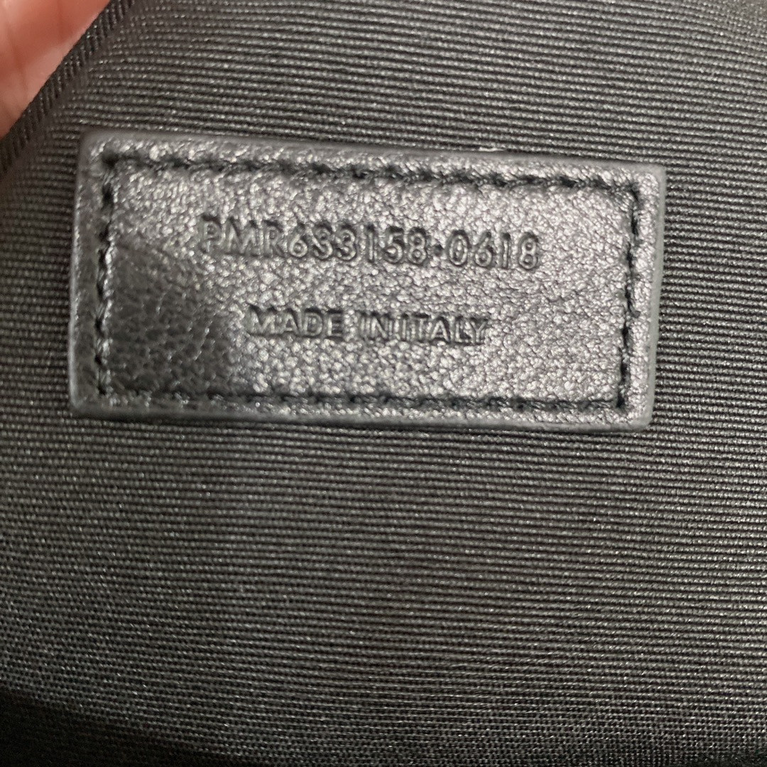 Y*L niki medium in vintage leather dark beige 11 x 7.8 x 3.3 inches