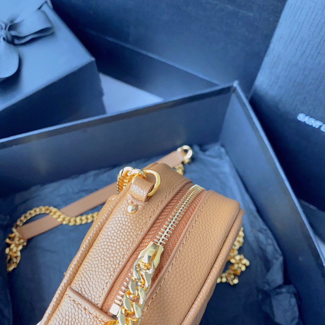 Y*L mini lou in quilted leather 7.5 x 4.1 x 2 inches