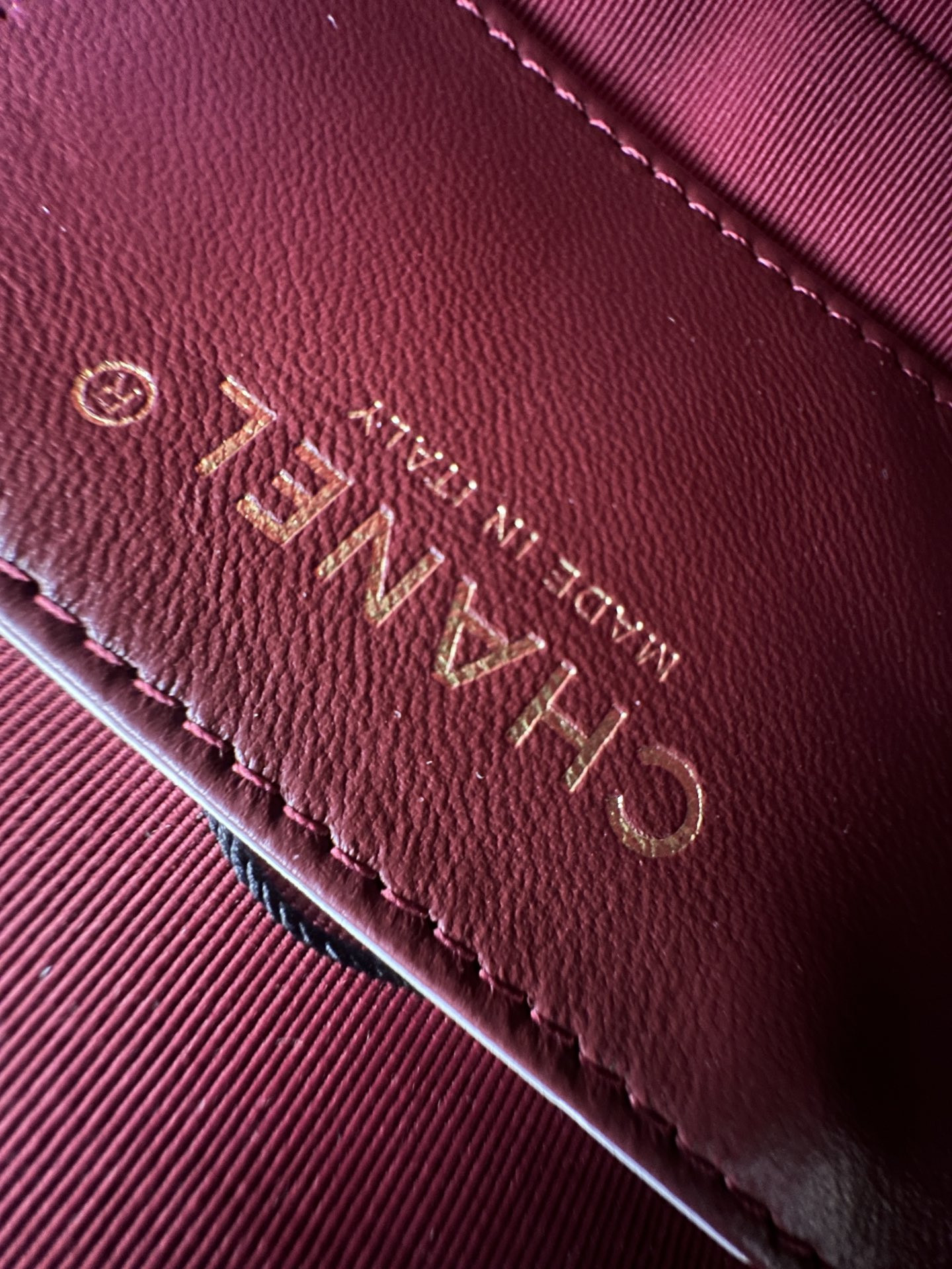 Ch*el mini camera case 12 x 18 x 7cm