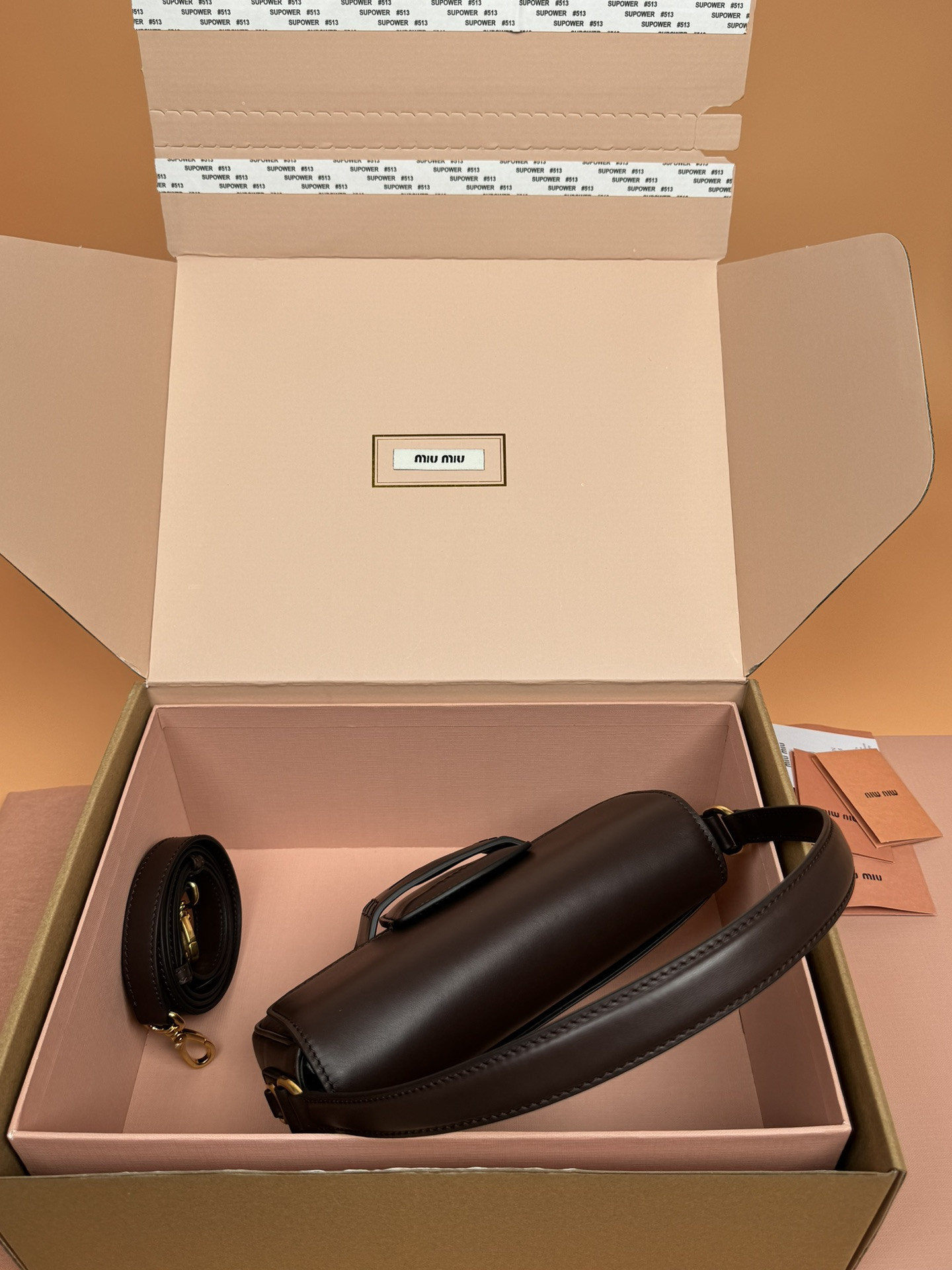 Miu Miu Penny Leather Bag  23×13.5×5cm