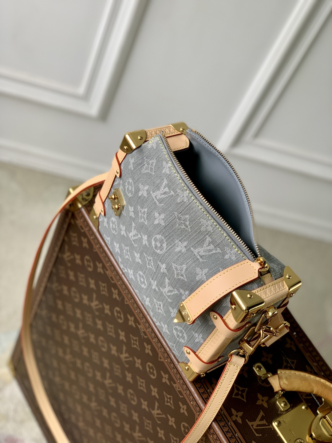 LV Side Trunk MM M13285 23.5x16x8.5cm